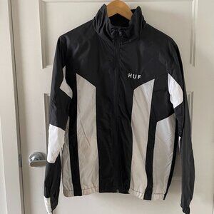 HUF Arena Track Jacket In Black - Black Small